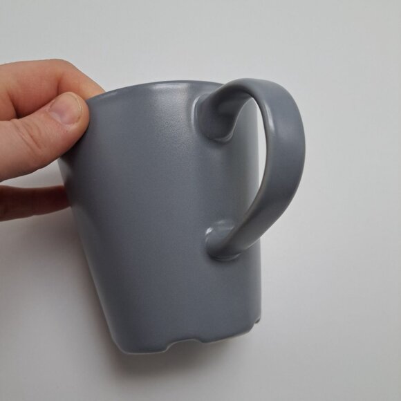 Ceramic Mug Thailand Design Seamless Handle Gray - Picture 8 of 11